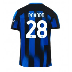 Lacne Muži Futbalové dres Inter Milan Benjamin Pavard #28 2023-24 Krátky Rukáv - Domáci